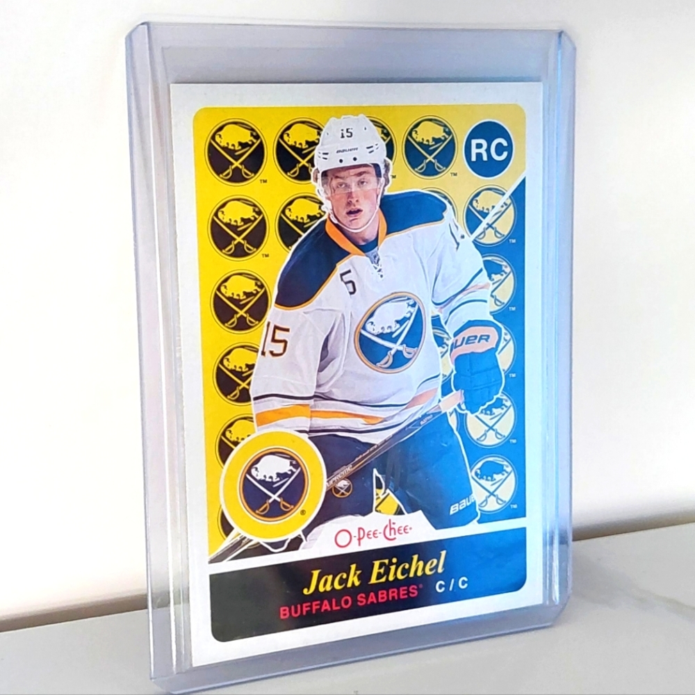 Jack Eichel O-Pee-Chee Retro Rookie Hockey Card - Card# U50